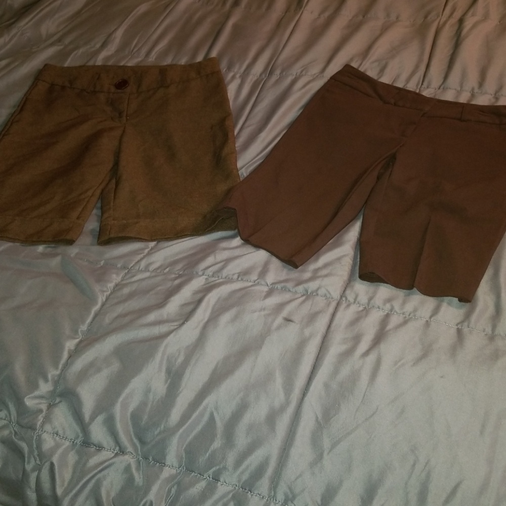 2 pair of dress capris